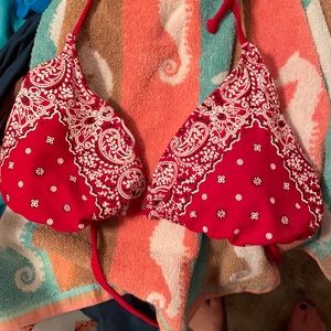 Paisley bikini top